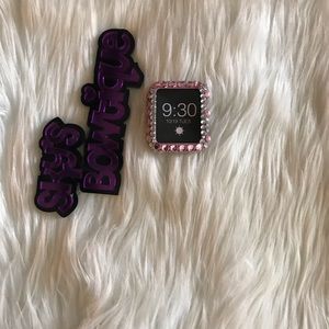 Custom 3D Bling Apple Watch Cover 38mm